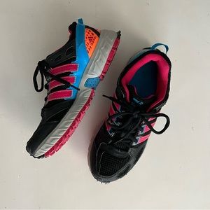 Adidas KA TR trail shoes black and neon